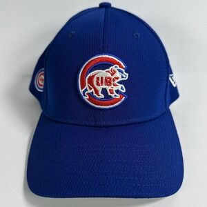 New Era Chicago Cubs 39THIRTY Flex Baseball Cap Blue MLB Fitted Medium Large